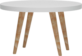 Side Table Isolated on White
